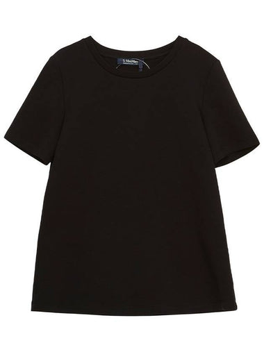 Tubo Short Sleeve T-Shirt Black - MAX MARA - BALAAN 1