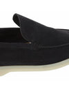 Summer Walk Suede Loafers Black - LORO PIANA - BALAAN 11