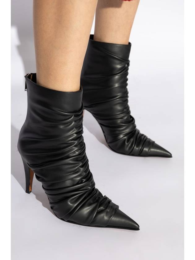 Alexander McQueen Leather Ankle Boots, Women's, Black - ALEXANDER MCQUEEN - BALAAN 2