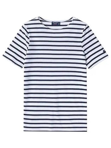 Short sleeved T shirt 9863 NEIGE MARINE Levant Modern Striped Men s Women - SAINT JAMES - BALAAN 1