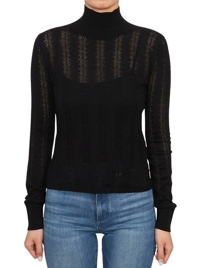 Zenica High Neck Knit Top Black - MAX MARA - BALAAN 2