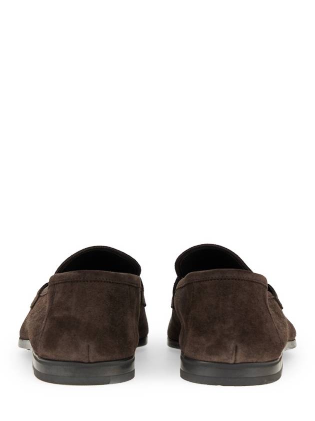 Suede Penny Loafer Brown - TOM FORD - BALAAN 6