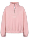 Poppy back mink half zip-up sweatshirt MW3WE481 - P_LABEL - BALAAN 6