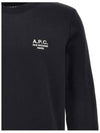 Rider Chest Small Logo Sweatshirt Black - A.P.C. - BALAAN 5