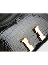 Constance 24 Alligator Black Rose Gold Y 71755 - HERMES - BALAAN 6