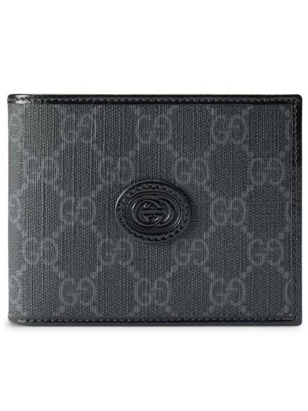 GG Removable Canvas Half Wallet Black - GUCCI - BALAAN 1