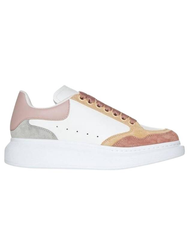 oversized leather sneakers 758982WIED2 6755 DP WH CEM VAN PA B0170487425 - ALEXANDER MCQUEEN - BALAAN 1