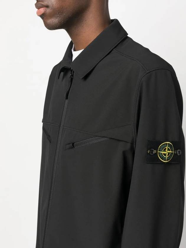 Light Soft Shell Shirt Jacket Black - STONE ISLAND - BALAAN 3