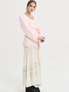 Adorable Fur String Cardigan Pink - SORRY TOO MUCH LOVE - BALAAN 2