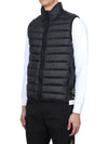 Loom Woven Chambers Recycled Nylon Down TC Vest Black - STONE ISLAND - BALAAN 5