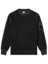 Lens Wappen Fleece Sweatshirt Black - CP COMPANY - BALAAN 3