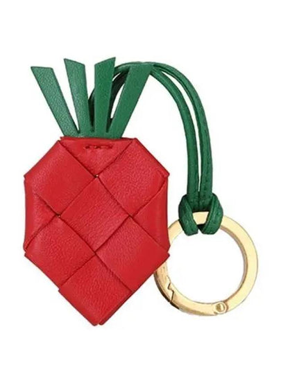 Strawberry Leather Key Holder Red - BOTTEGA VENETA - BALAAN 2