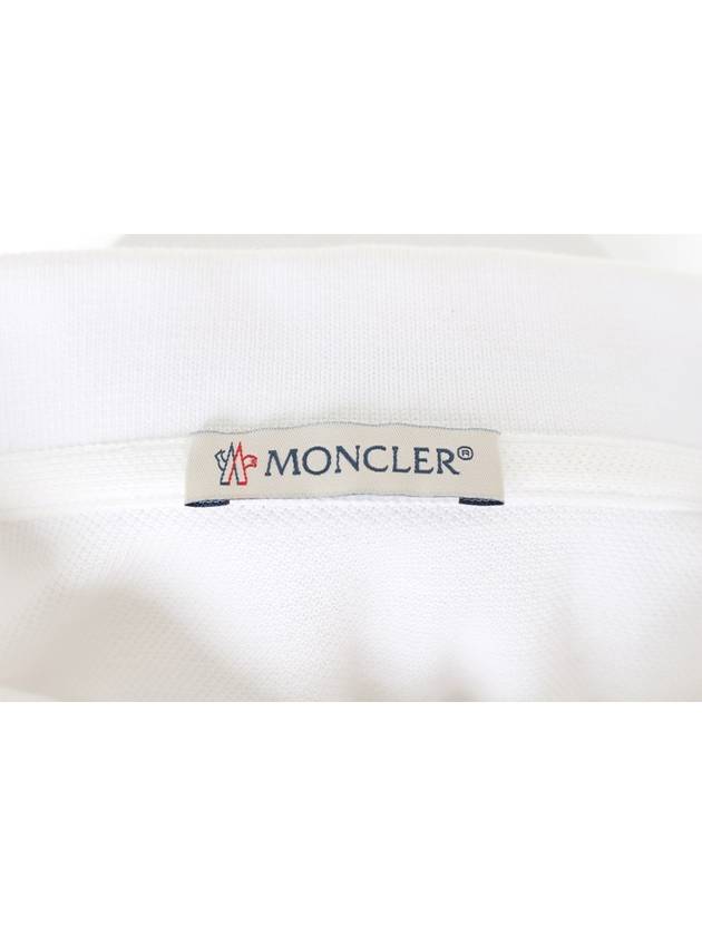 Back logo collar optical white XXL - MONCLER - BALAAN 9