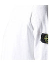 Wappen Patch Crew Neck Knit Top White - STONE ISLAND - BALAAN 5