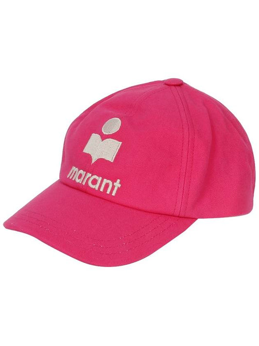 Tyron Logo Cotton Ball Cap Pink - ISABEL MARANT - BALAAN 2