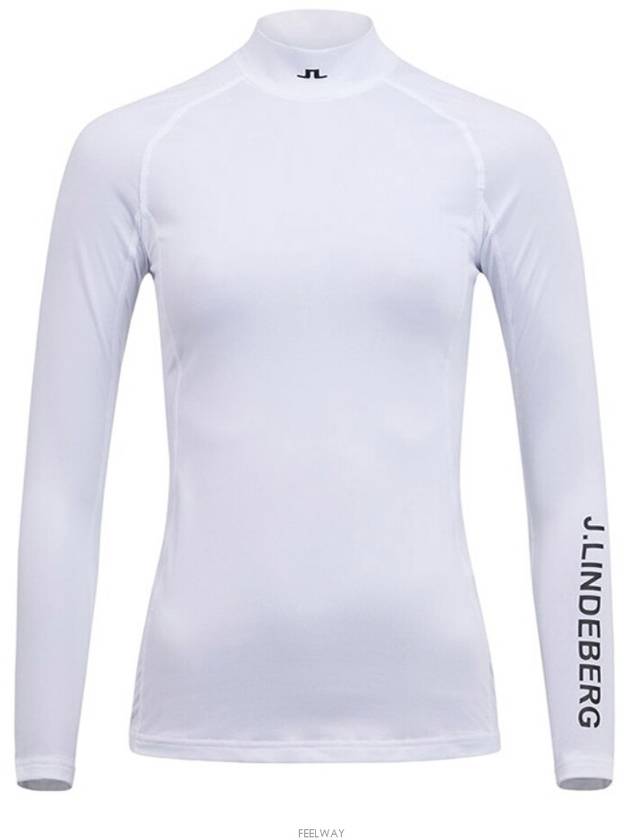 Asa Soft Compression Long Sleeve T-Shirt White - J.LINDEBERG - BALAAN 5