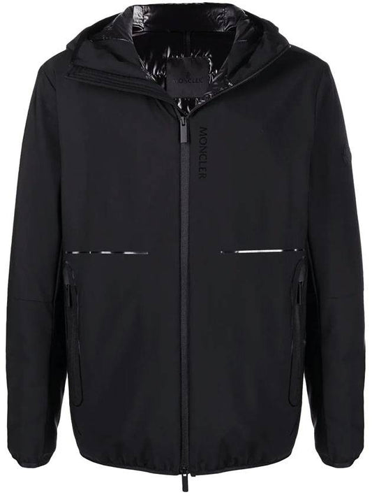 Men's CARRENAC Down Hooded Padding Black - MONCLER - BALAAN 1