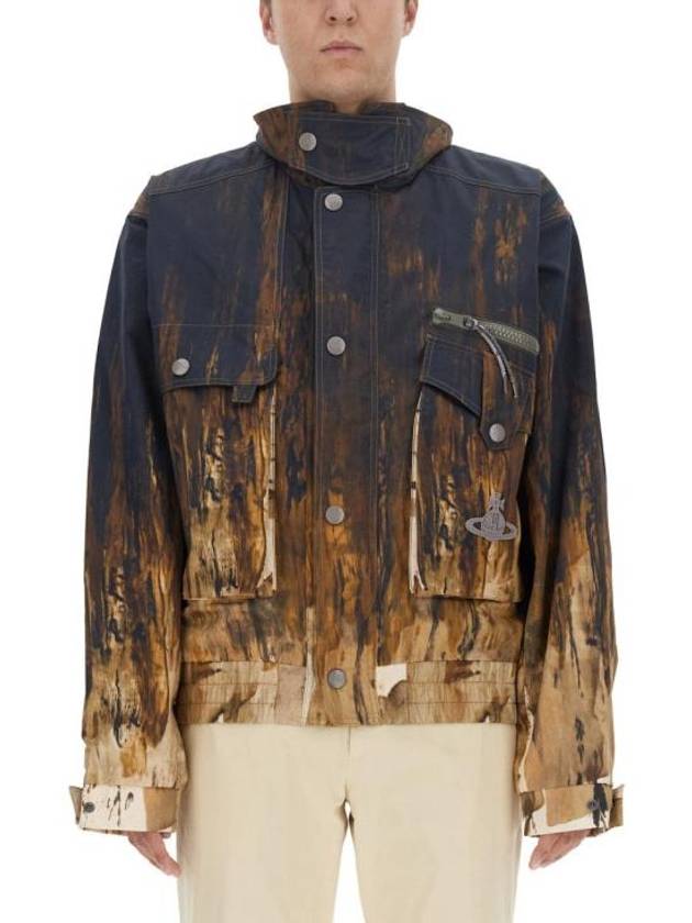 Memphis Bomber Jacket Brown - VIVIENNE WESTWOOD - BALAAN 1