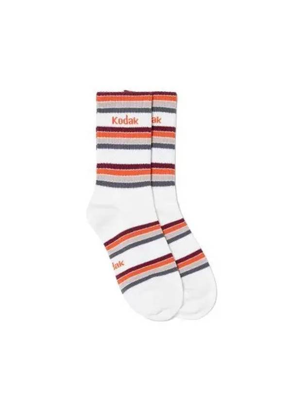 KODAK stripe socks ORANGE - KODO - BALAAN 1