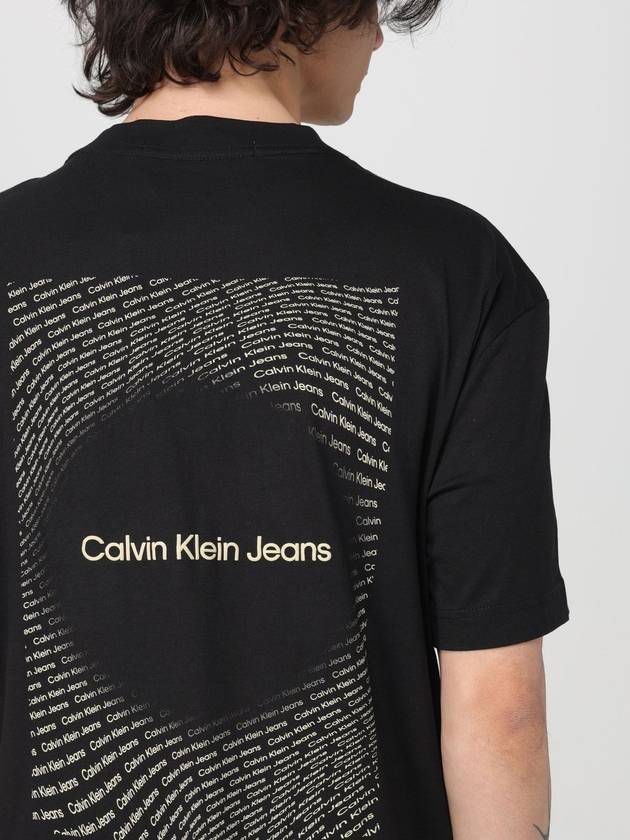 T-shirt CK Jeans in cotone con logo - CALVIN KLEIN - BALAAN 4