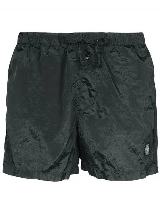 Wappen Patch Nylon Metal Swim Shorts Dark Grey - STONE ISLAND - BALAAN 2