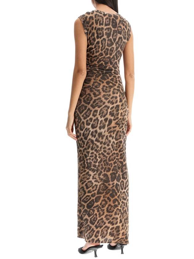 "animal print sleeveless maxi dress in - STELLA MCCARTNEY - BALAAN 3