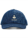 Tomas Embroidered Logo Ball Cap Blue - ISABEL MARANT - BALAAN 2