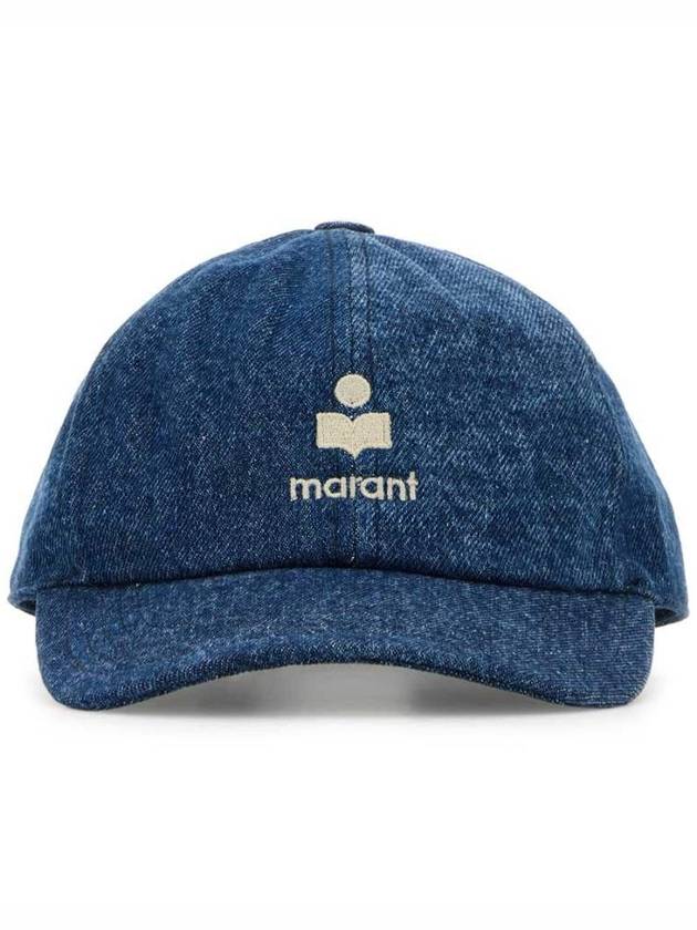 Tomas Embroidered Logo Ball Cap Blue - ISABEL MARANT - BALAAN 2