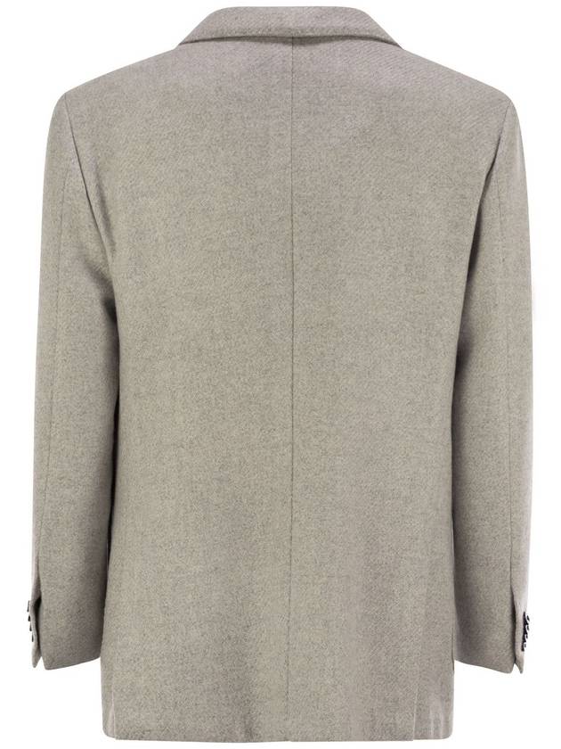 Single-breasted cashmere jacket - KITON - BALAAN 2