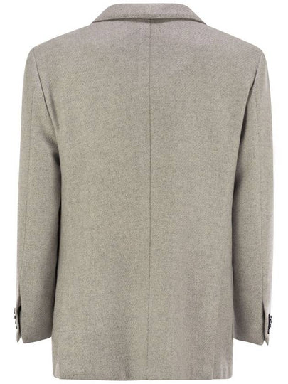 Single-breasted cashmere jacket - KITON - BALAAN 2