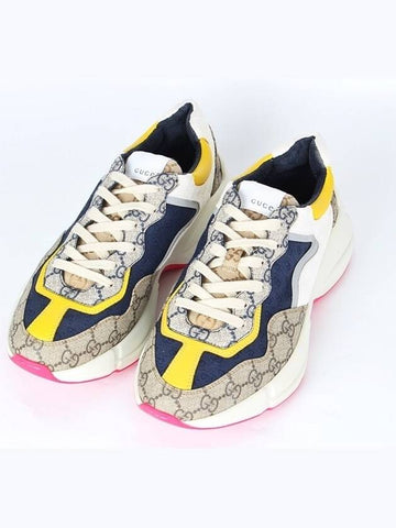 Chunky sole Rhyton sneakers 6 5 255 - GUCCI - BALAAN 1