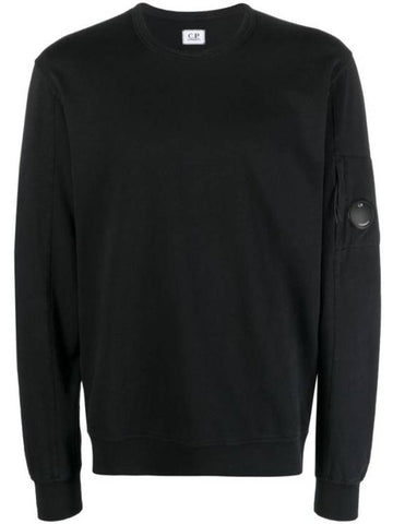 Light Fleece Sweatshirt Black - CP COMPANY - BALAAN 1