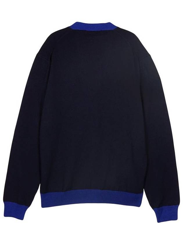 Baby Fox Patch Regular Cardigan Navy - MAISON KITSUNE - BALAAN 3