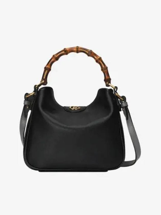 Diana Medium Shoulder Bag Black - GUCCI - BALAAN 2