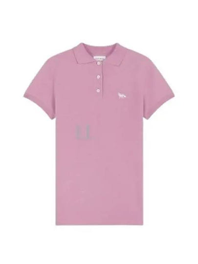 Baby Fox Patch Regular Polo Shirt Blossom - MAISON KITSUNE - BALAAN 2