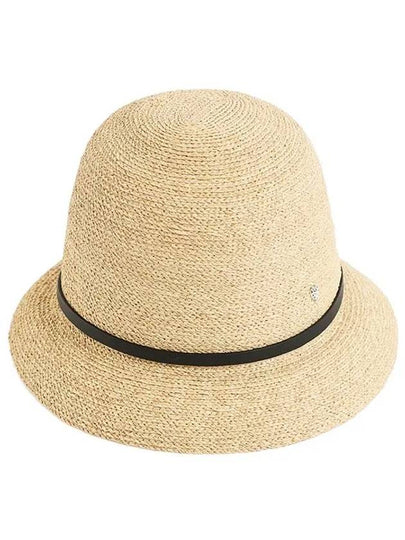 Cloche Hat Raffia Natural Black Besa 6 - HELEN KAMINSKI - BALAAN 2