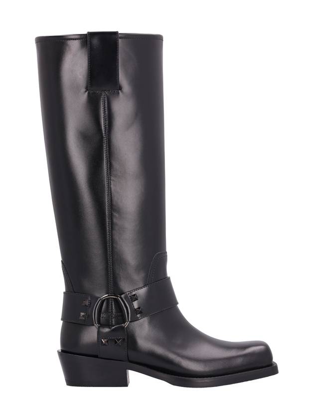 ROCKSTUD BIKER BOOT - VALENTINO - BALAAN 1