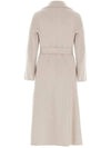 ELISA Wool Belt Long Coat Ivory 2390110231 099 - MAX MARA - BALAAN 3