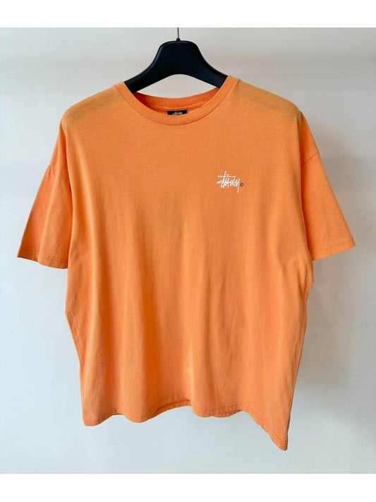 AU AUSTRALIA GRAFFITI PIGMENT RELAXED T Shirt ST101000 Orange WOMENS - STUSSY - BALAAN 1