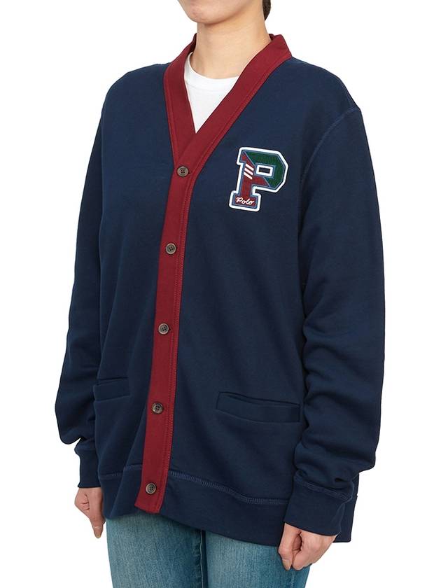 Kids brushed cardigan 323952474001 NAVY Adult wearable - POLO RALPH LAUREN - BALAAN 2