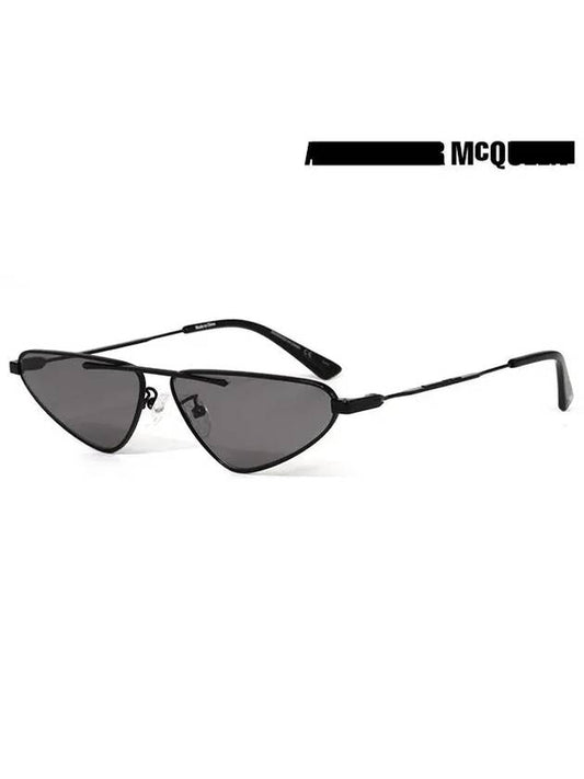MCQ Triangle Metal Sunglasses Black - ALEXANDER MCQUEEN - BALAAN 2