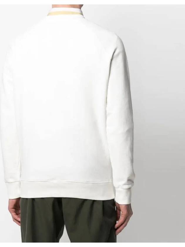 Grey Fox Head Patch Classic Sweatshirt White - MAISON KITSUNE - BALAAN 4