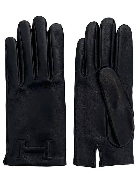 Bastille Gloves 7 5 Black 4HA0665 - HERMES - BALAAN 1