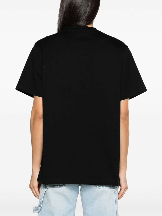 Logo Oversized Cotton T-Shirt - STELLA MCCARTNEY - BALAAN 4