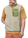 Classic Retro x Fleece Vest Dark Natural - PATAGONIA - BALAAN 3