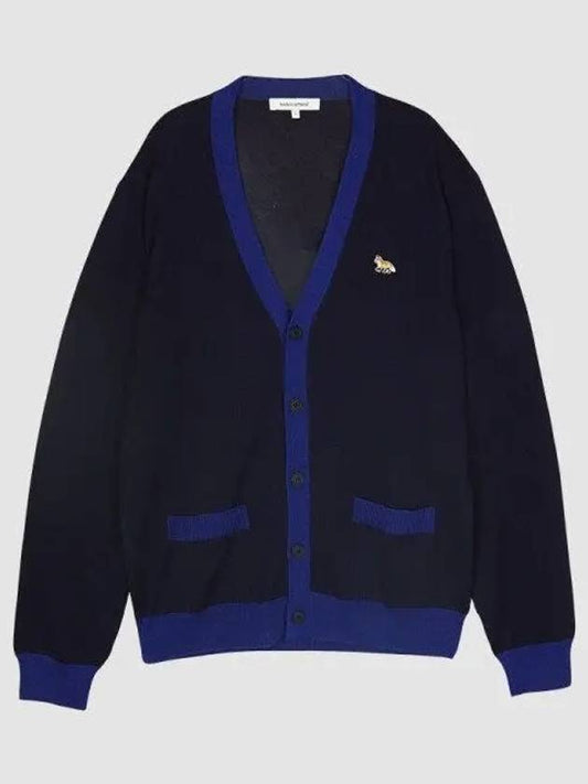 Baby Fox regular cardigan ink blue MM00505KT1 1061787 - MAISON KITSUNE - BALAAN 1