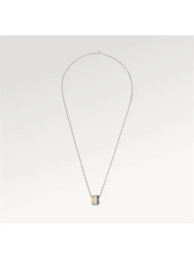 Monogram Bold Necklace Gold Silver - LOUIS VUITTON - BALAAN 4