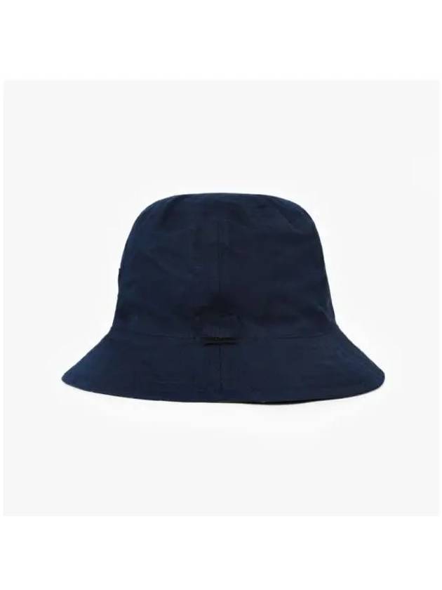 Cotton Reversible Bucket Hat Navy - BARBOUR - BALAAN 5