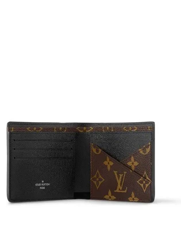 Multiple Half Wallet Brown Black - LOUIS VUITTON - BALAAN 5