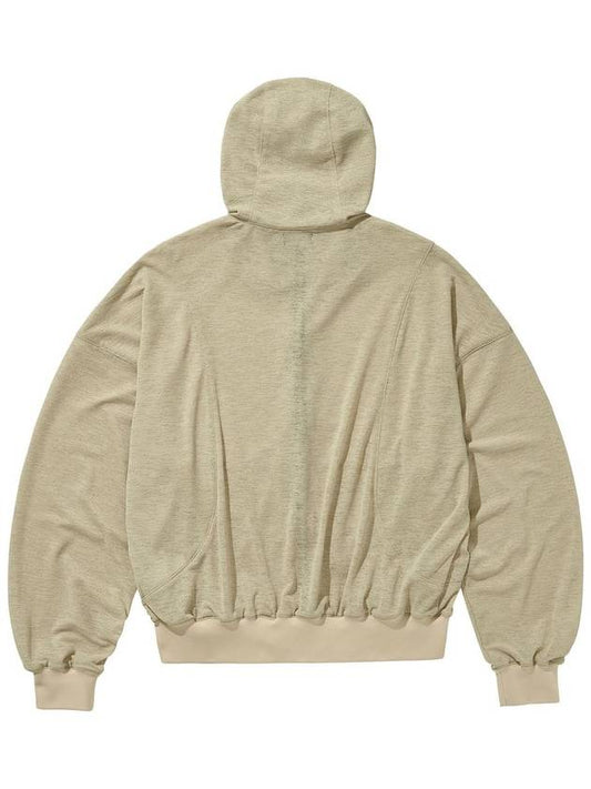 GRZ TYPE ST ZIP UP HOODIE BEIGE - LIBERE - BALAAN 2